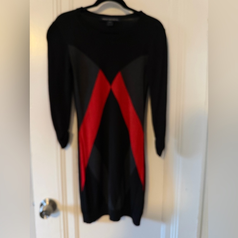 French Connection Black Sweater Dress